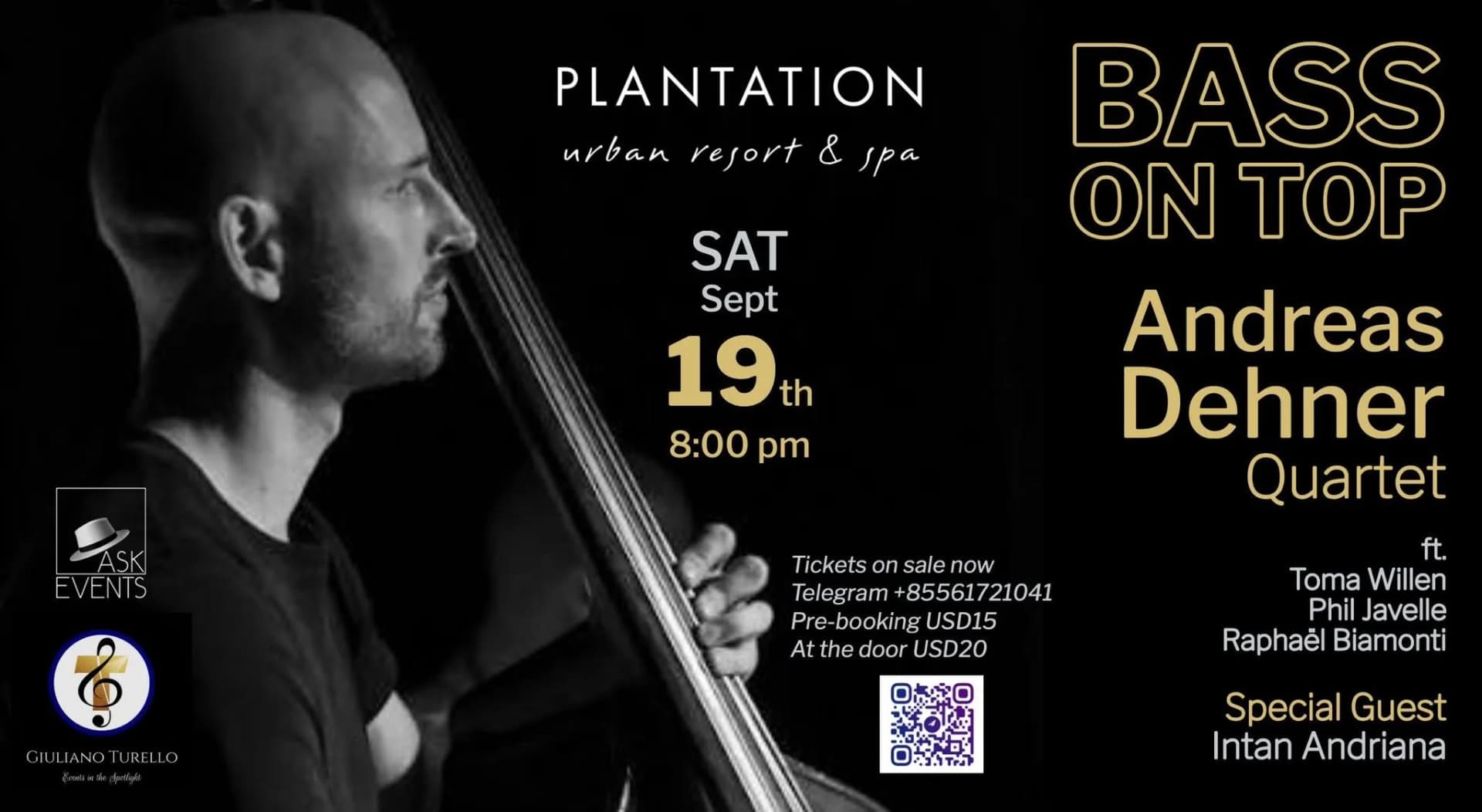 Jazz Night with the Andreas Dehner Quartet