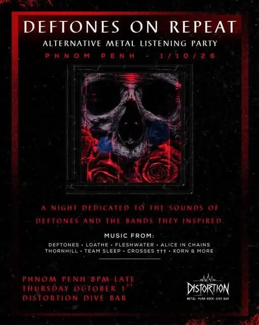 Deftones on Repeat - Distortion Dive Bar