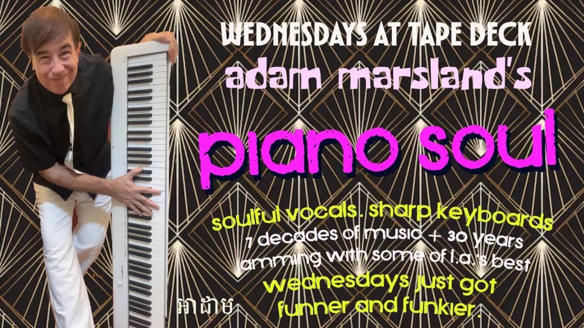 Piano Soul with Adam Marsland