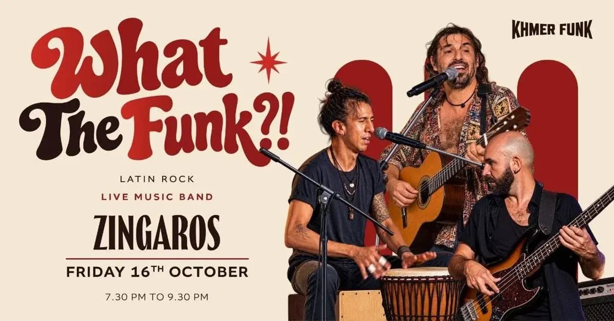 What The Funk?! w/ ZINGAROS Latin Rock Live Show