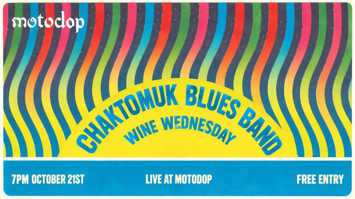 Wine Wednesday with Chaktomuk Blues Band