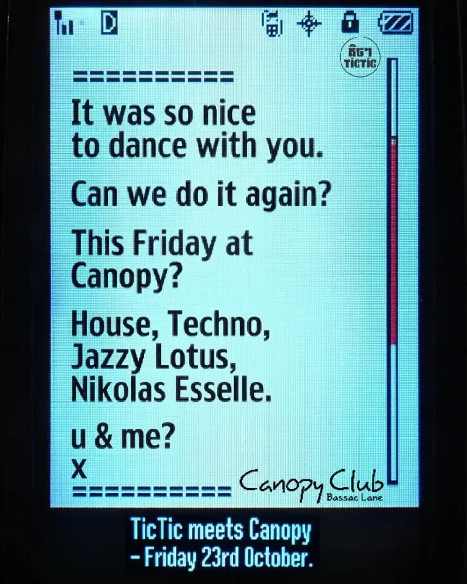 TicTic Meets Canopy