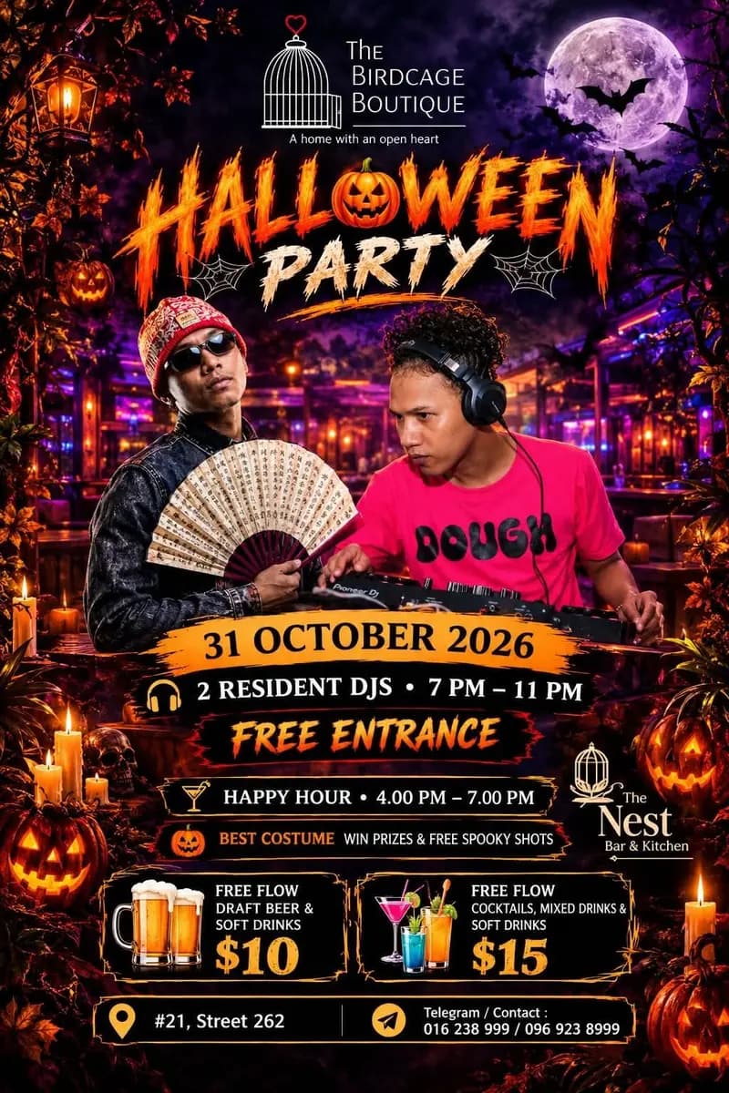 Spooktacular Halloween Party at The Nest Bar & Kitchen