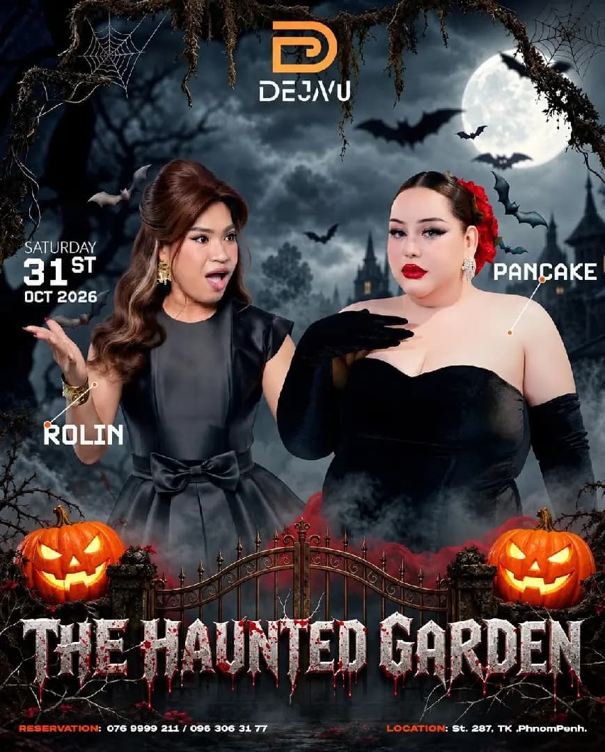 The Haunted Garden - Halloween Night at Dejavu