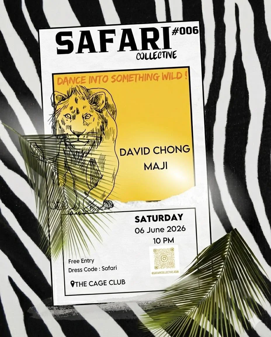 Safari Night with David Chong & Maji at The Cage